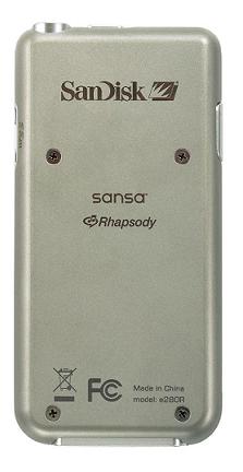 Sandisk SANSA e270R Rhapsody